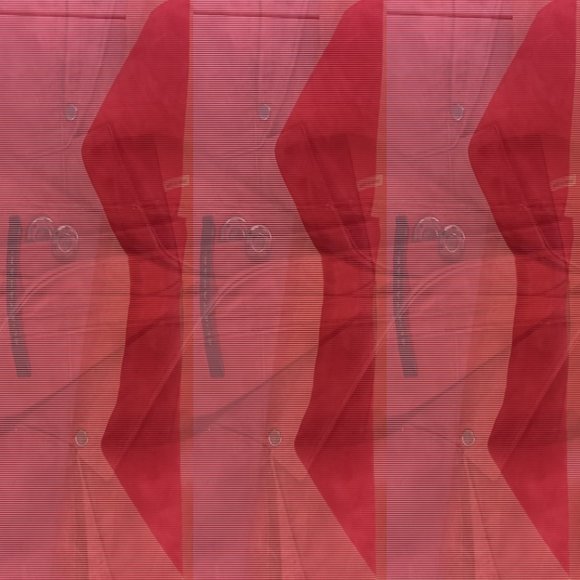 Elle Tahari Red Suede Jacket - Picture 12 of 12